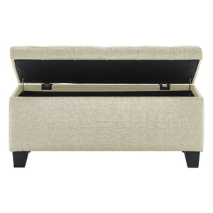 Lila Storage Ottoman Bench - chic ottomans for living rooms | Image 6 | InSTYLE Home & Rugs