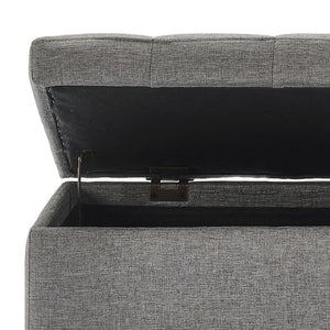 Lila Storage Ottoman Bench - chic ottomans for living rooms | Image 14 | InSTYLE Home & Rugs
