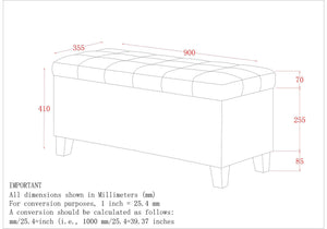 Lila Storage Ottoman Bench - comfortable ottomans for any room | Image 16 | InSTYLE Home & Rugs