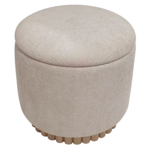 Sadie Round Storage Ottoman - comfortable ottomans for any room | Image 14 | InSTYLE Home & Rugs