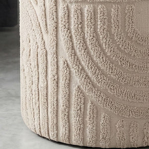 Lullu Round Storage Ottoman - chic ottomans for living rooms | Image 6 | InSTYLE Home & Rugs