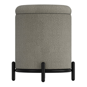 Castor Round Storage Ottoman - perfect footrests with style | Image 5 | InSTYLE Home & Rugs