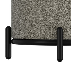 Castor Round Storage Ottoman - perfect footrests with style | Image 6 | InSTYLE Home & Rugs