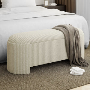 Cybil Storage Ottoman - perfect footrests with style | Image 2 | InSTYLE Home & Rugs
