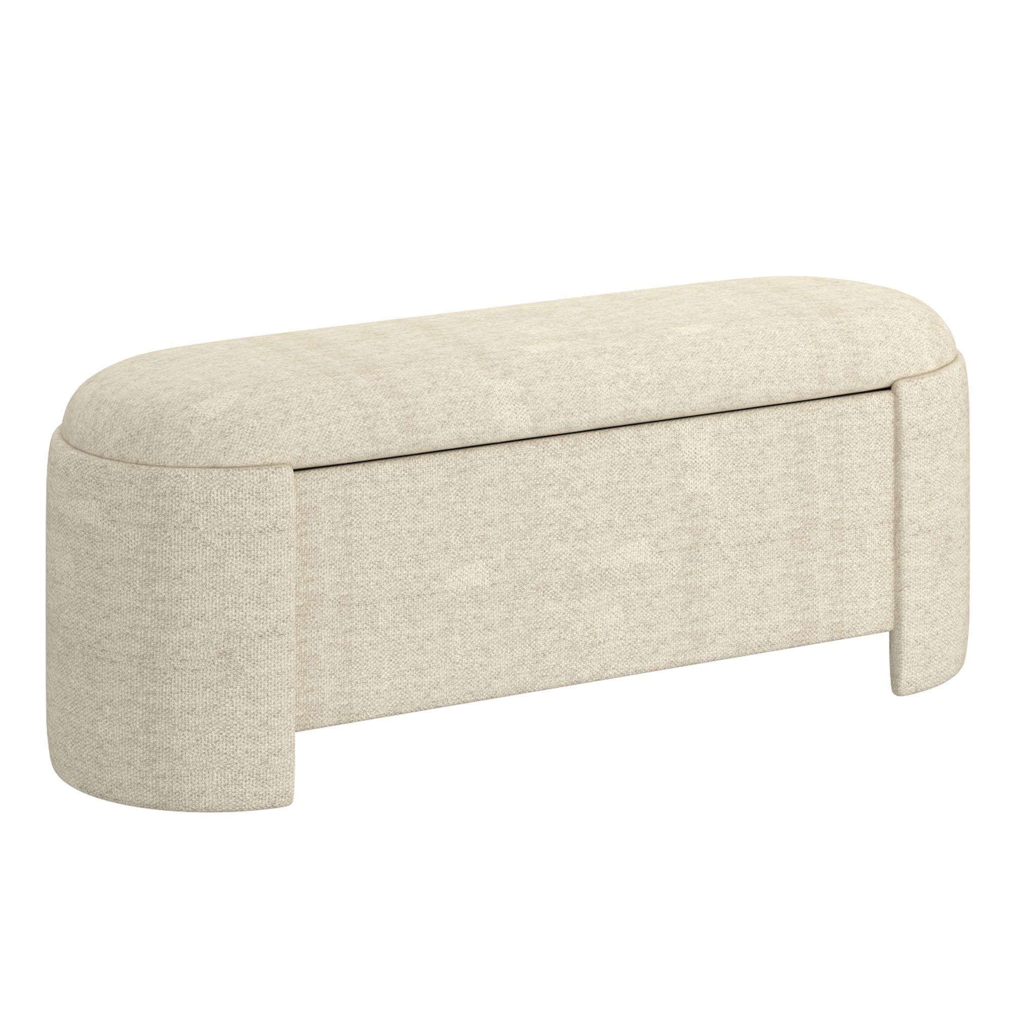 Daphne Storage Ottoman - comfortable ottomans for any room | Image 1 | InSTYLE Home & Rugs