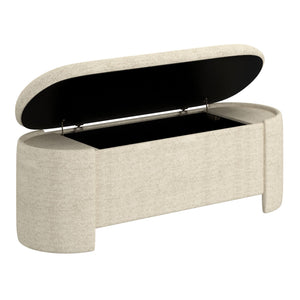 Daphne Storage Ottoman - comfortable ottomans for any room | Image 3 | InSTYLE Home & Rugs