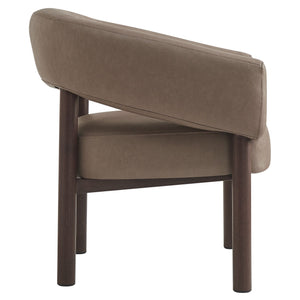 Allegra Accent Chair - modern accent chair with comfortable cushioning and sleek design | Image 4 | InSTYLE Home & Rugs