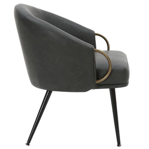 Zita Accent Chair - stylish accent chair to elevate your living room decor | Image 5 | InSTYLE Home & Rugs