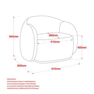 Amriel Accent Chair - modern accent chair with comfortable cushioning and sleek design | Image 9 | InSTYLE Home & Rugs