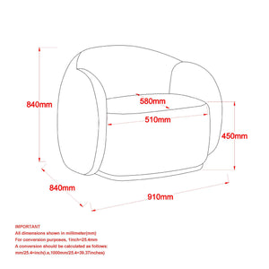 Amriel Accent Chair - modern accent chair with comfortable cushioning and sleek design | Image 16 | InSTYLE Home & Rugs