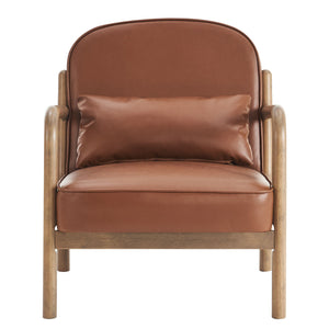 Fani Accent Chair, Faux Leather - modern accent chair with comfortable cushioning and sleek design | Image 13 | InSTYLE Home & Rugs