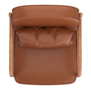 Fani Accent Chair, Faux Leather - modern accent chair with comfortable cushioning and sleek design | Image 14 | InSTYLE Home & Rugs