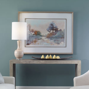 Morning Lake Framed Print - timeless artwork that brings character to any space | Image 1 | InSTYLE Home & Rugs