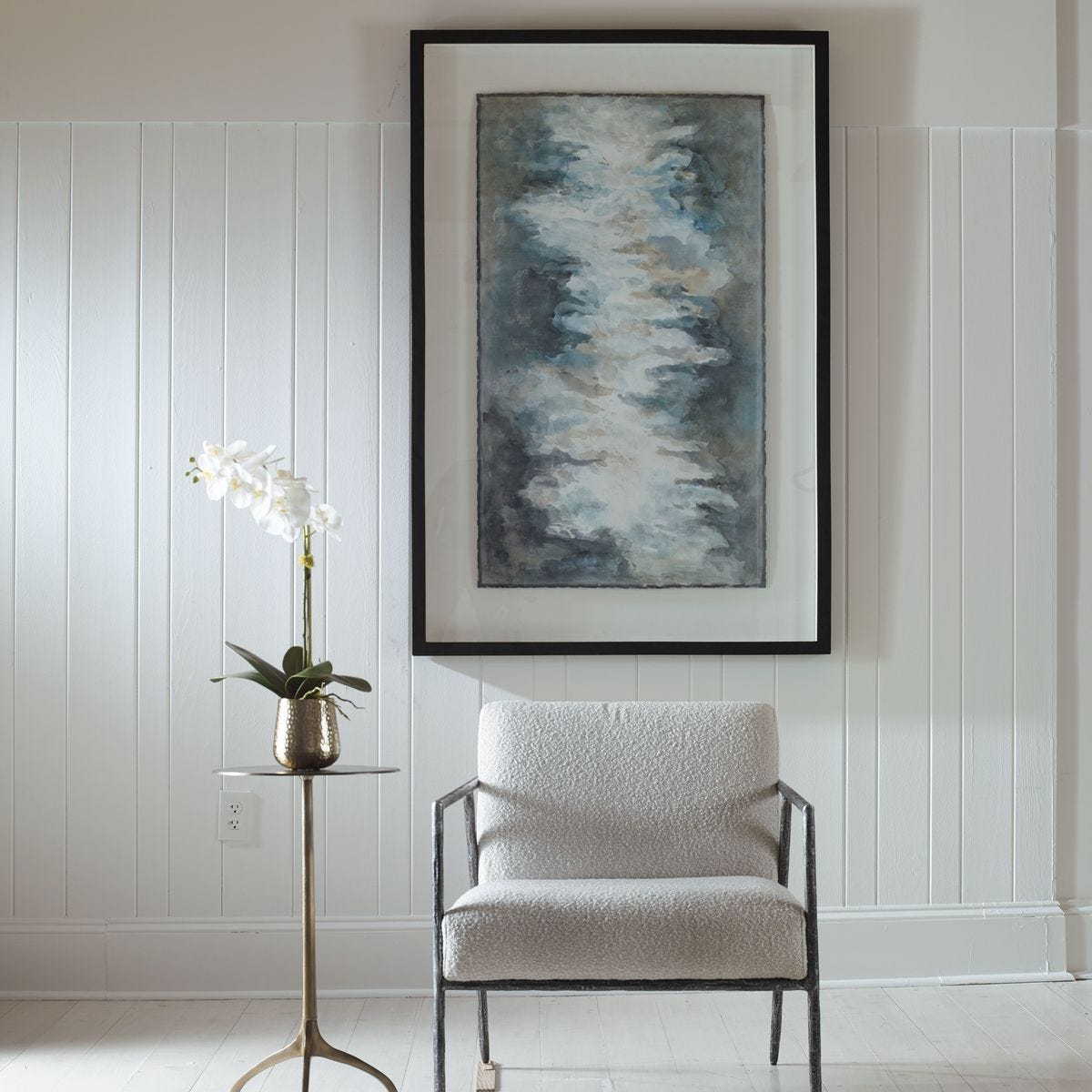Lakeside Grande Framed Print - eye-catching art pieces to enhance your home design | Image 1 | InSTYLE Home & Rugs