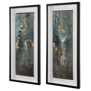 Glimmering Agate Framed Prints, S/2 - bold and creative art for unique interior décor | Image 3 | InSTYLE Home & Rugs