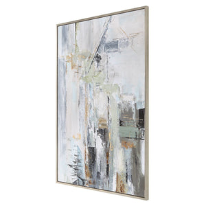 Natural Springs Hand Painted Canvas - timeless artwork that brings character to any space | Image 3 | InSTYLE Home & Rugs