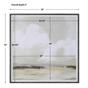 Soft Clouds Framed Print - timeless artwork that brings character to any space | Image 7 | InSTYLE Home & Rugs