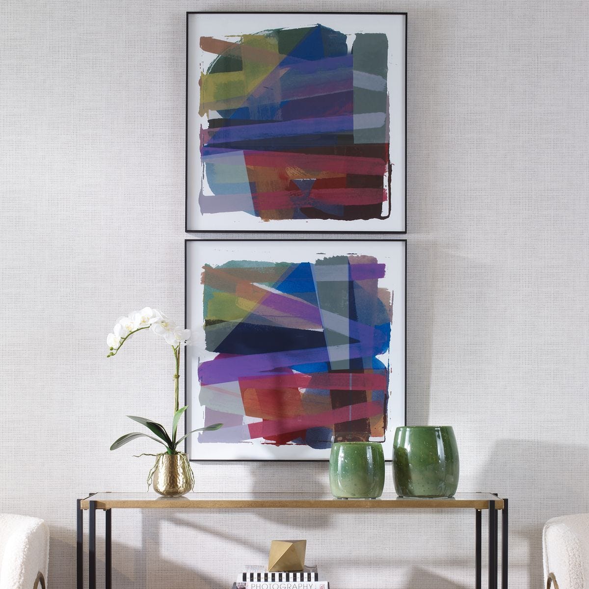 Vivacious Framed Prints, S/2 - bold and creative art for unique interior décor | Image 1 | InSTYLE Home & Rugs