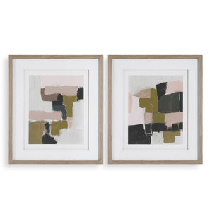 Color Block Framed Prints, S/2 - eye-catching art pieces to enhance your home design | Image 2 | InSTYLE Home & Rugs