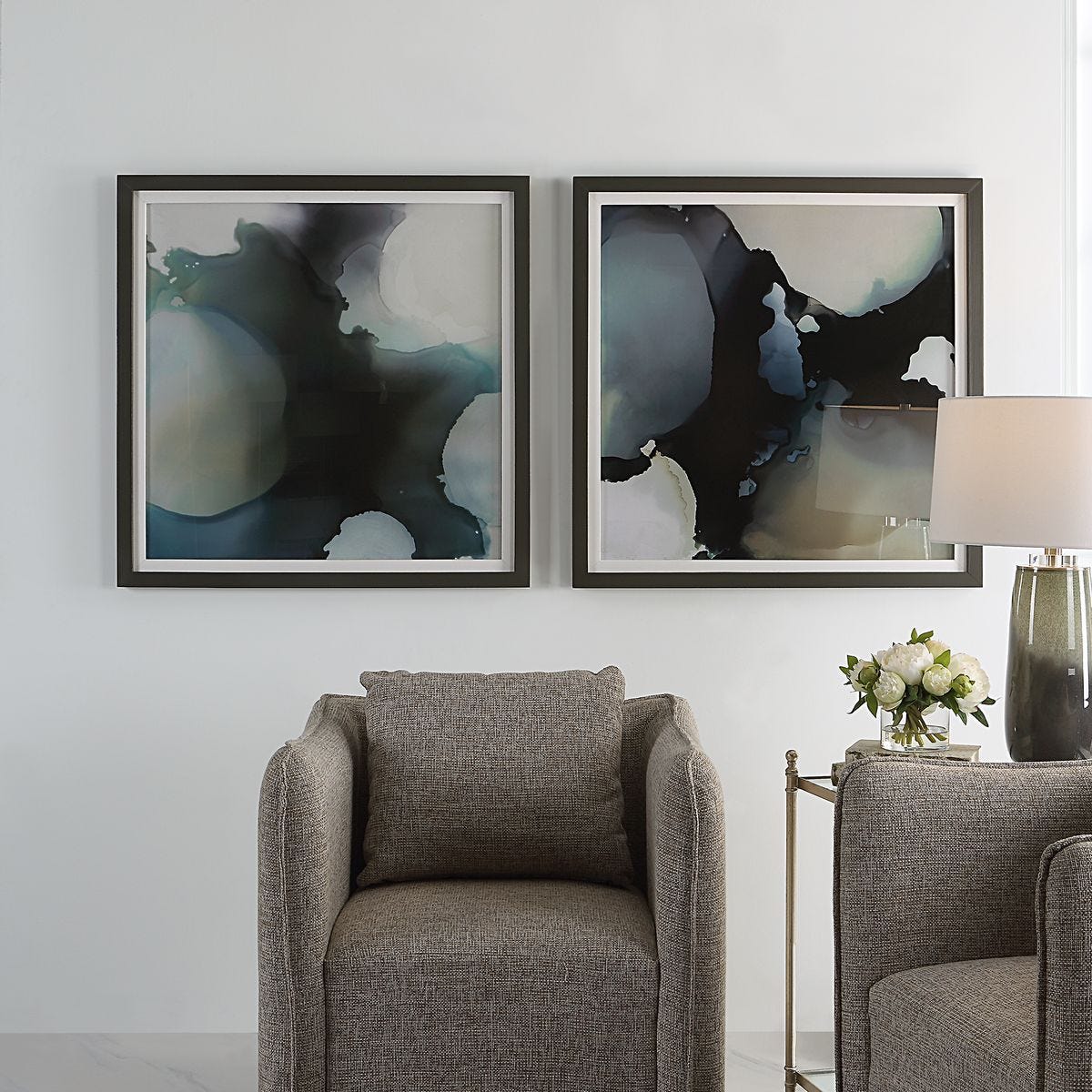 Telescopic Framed Prints, S/2 - eye-catching art pieces to enhance your home design | Image 1 | InSTYLE Home & Rugs