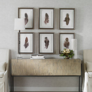 Birds of a Feather Framed Prints, S/6 - bold and creative art for unique interior décor | Image 1 | InSTYLE Home & Rugs