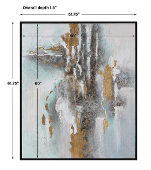 Mountain Mist Hand Painted Canvas - bold and creative art for unique interior décor | Image 7 | InSTYLE Home & Rugs