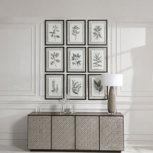 Farmhouse Florals Framed Prints, S/9 3 Cartons - bold and creative art for unique interior décor | Image 1 | InSTYLE Home & Rugs