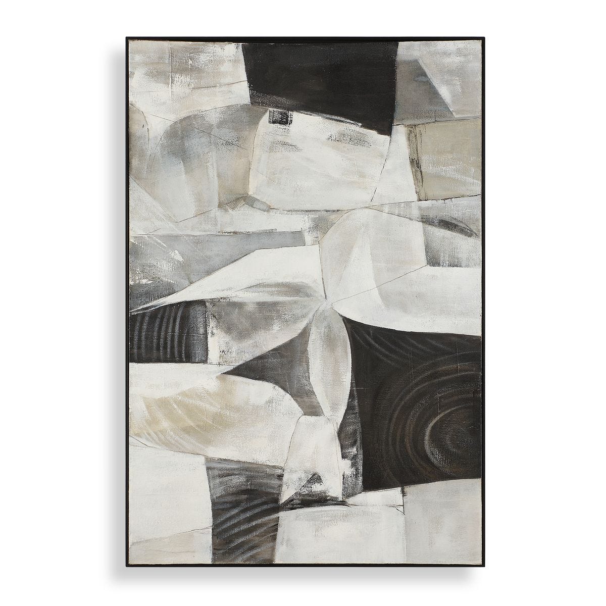 Folding Time Framed Canvas - timeless artwork that brings character to any space | Image 1 | InSTYLE Home & Rugs