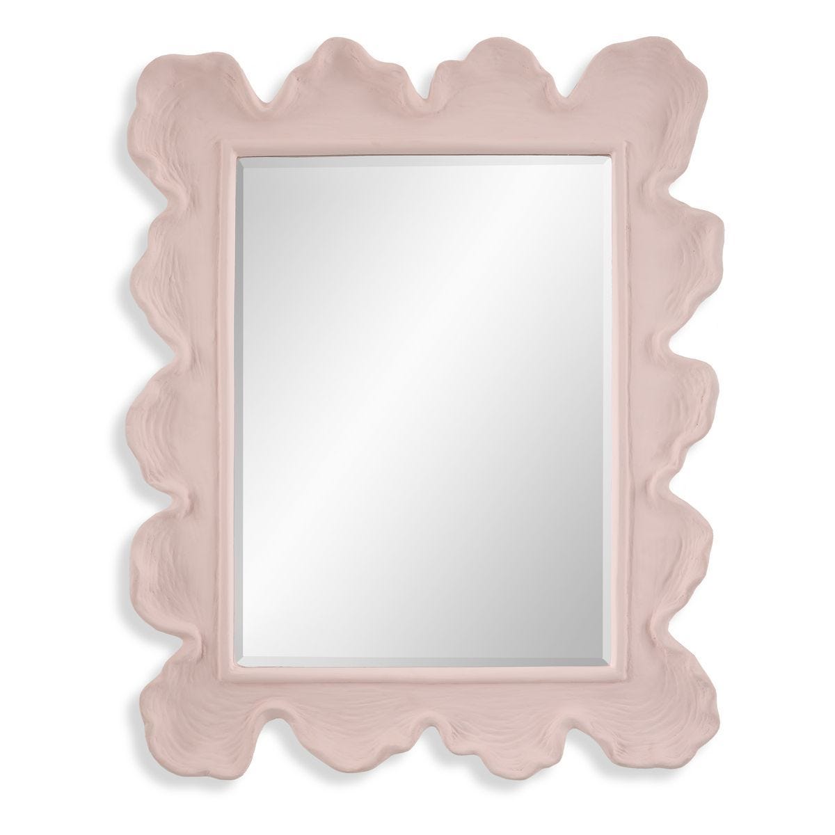 Sea Coral Mirror, Pink - perfect for enhancing light and creating a sense of space | Image 1 | InSTYLE Home & Rugs