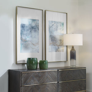 Undulating Oro Framed Prints, S/2 - bold and creative art for unique interior décor | Image 5 | InSTYLE Home & Rugs