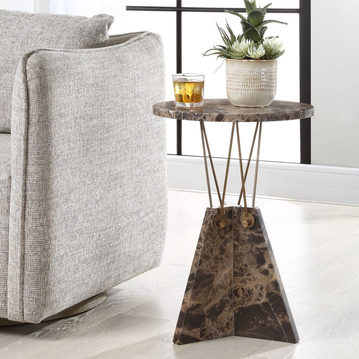 Levitate Accent Table - chic accent table for contemporary home interiors | Image 1 | InSTYLE Home & Rugs