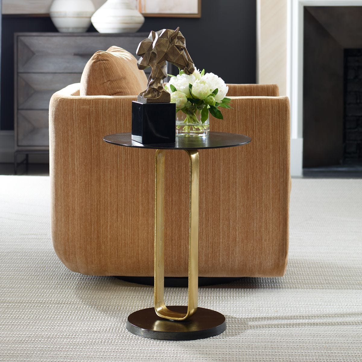 Aperture Accent Table - chic accent table for contemporary home interiors | Image 1 | InSTYLE Home & Rugs