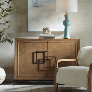 Paltrow 2 Door Cabinet - stylish bar carts for entertaining | Image 1 | InSTYLE Home & Rugs