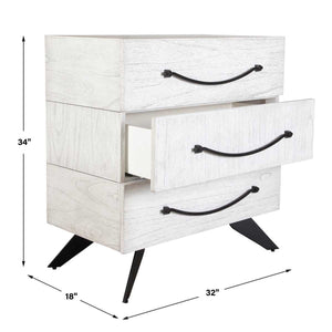Vivi 3 Drawer Chest - durable drawer with smooth glide mechanism for daily use | Image 8 | InSTYLE Home & Rugs