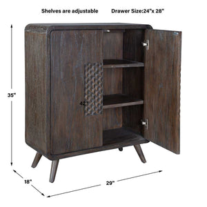 Hausen 2 Door Cabinet - perfect storage for drinks and glassware | Image 8 | InSTYLE Home & Rugs