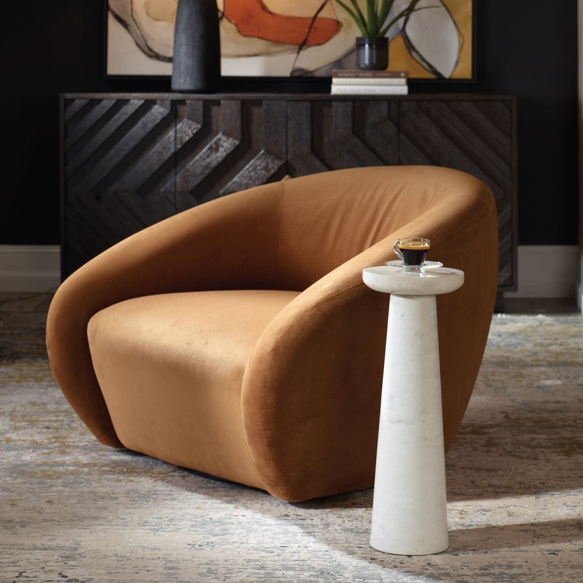 Lirra Indoor-Outdoor Drink Table - functional design with style | Image 1 | InSTYLE Home & Rugs