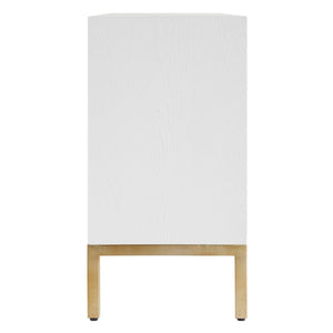 Aiken 2 Door Cabinet, White - perfect storage for drinks and glassware | Image 5 | InSTYLE Home & Rugs