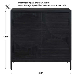 Beswick 2 Door Cabinet - perfect storage for drinks and glassware | Image 9 | InSTYLE Home & Rugs