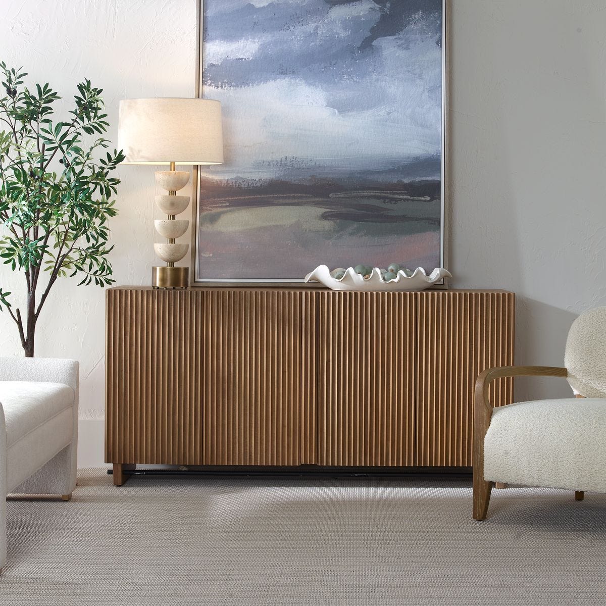 Kellem 4 Door Cabinet - elegant cabinets for your bar | Image 1 | InSTYLE Home & Rugs