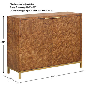 Jethro 2 Door Cabinet - stylish bar carts for entertaining | Image 9 | InSTYLE Home & Rugs