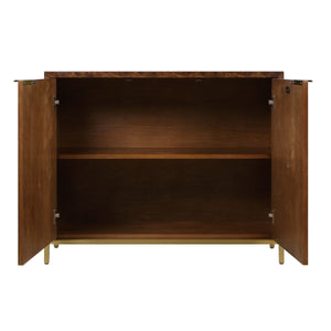 Jethro 2 Door Cabinet - stylish bar carts for entertaining | Image 6 | InSTYLE Home & Rugs