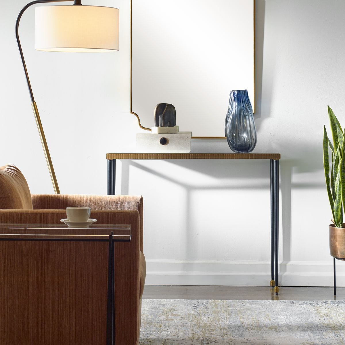 Stiletto Console Table - slim tables for entryways | Image 1 | InSTYLE Home & Rugs