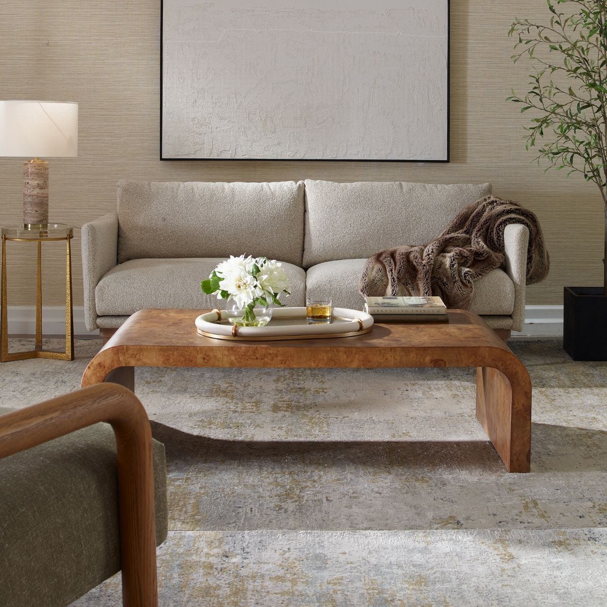 Carraway Coffee Table - stylish tables for living rooms | Image 1 | InSTYLE Home & Rugs
