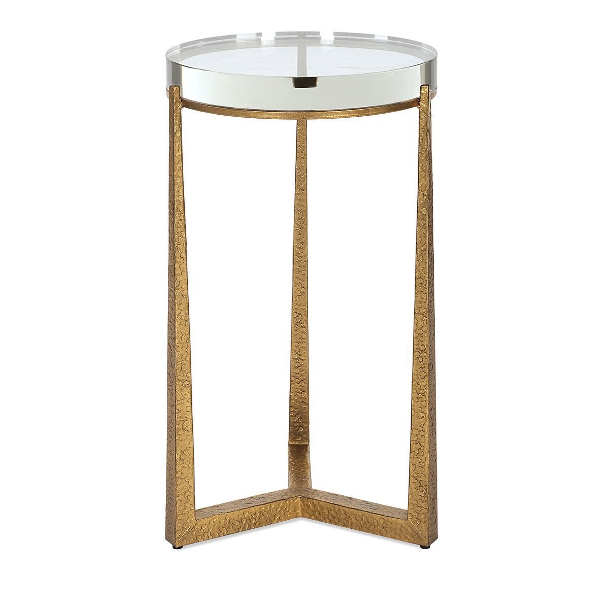 Midas Accent Table, Round - chic accent table for contemporary home interiors | Image 2 | InSTYLE Home & Rugs