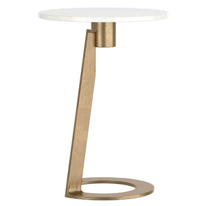 Devas Round Accent Table - small accent table with storage for a clutter-free space | Image 12 | InSTYLE Home & Rugs