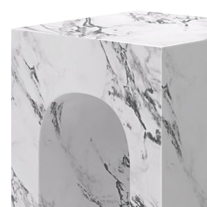 Atticus Square Accent Table - chic accent table for contemporary home interiors | Image 4 | InSTYLE Home & Rugs