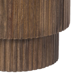 Reyna Round Accent Table with Storage - small accent table with storage for a clutter-free space | Image 15 | InSTYLE Home & Rugs