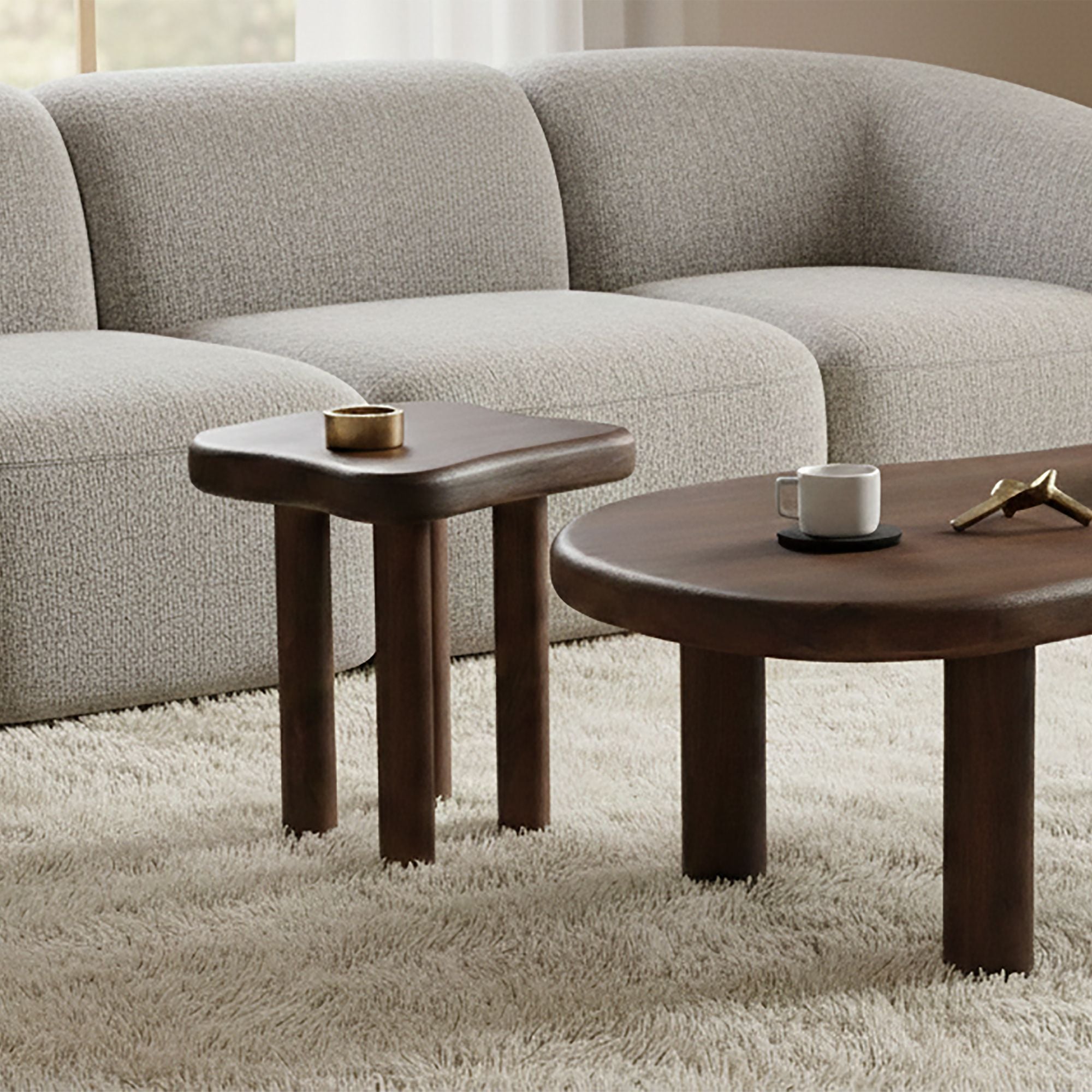 Zaloa Organic Accent Table - small accent table with storage for a clutter-free space | Image 2 | InSTYLE Home & Rugs