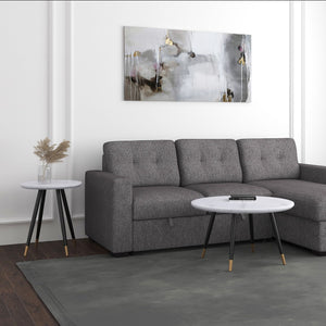 Emery Round Accent Table - functional accent table with unique design for any room | Image 7 | InSTYLE Home & Rugs