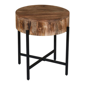Blox Round Accent Table - chic accent table for contemporary home interiors | Image 6 | InSTYLE Home & Rugs